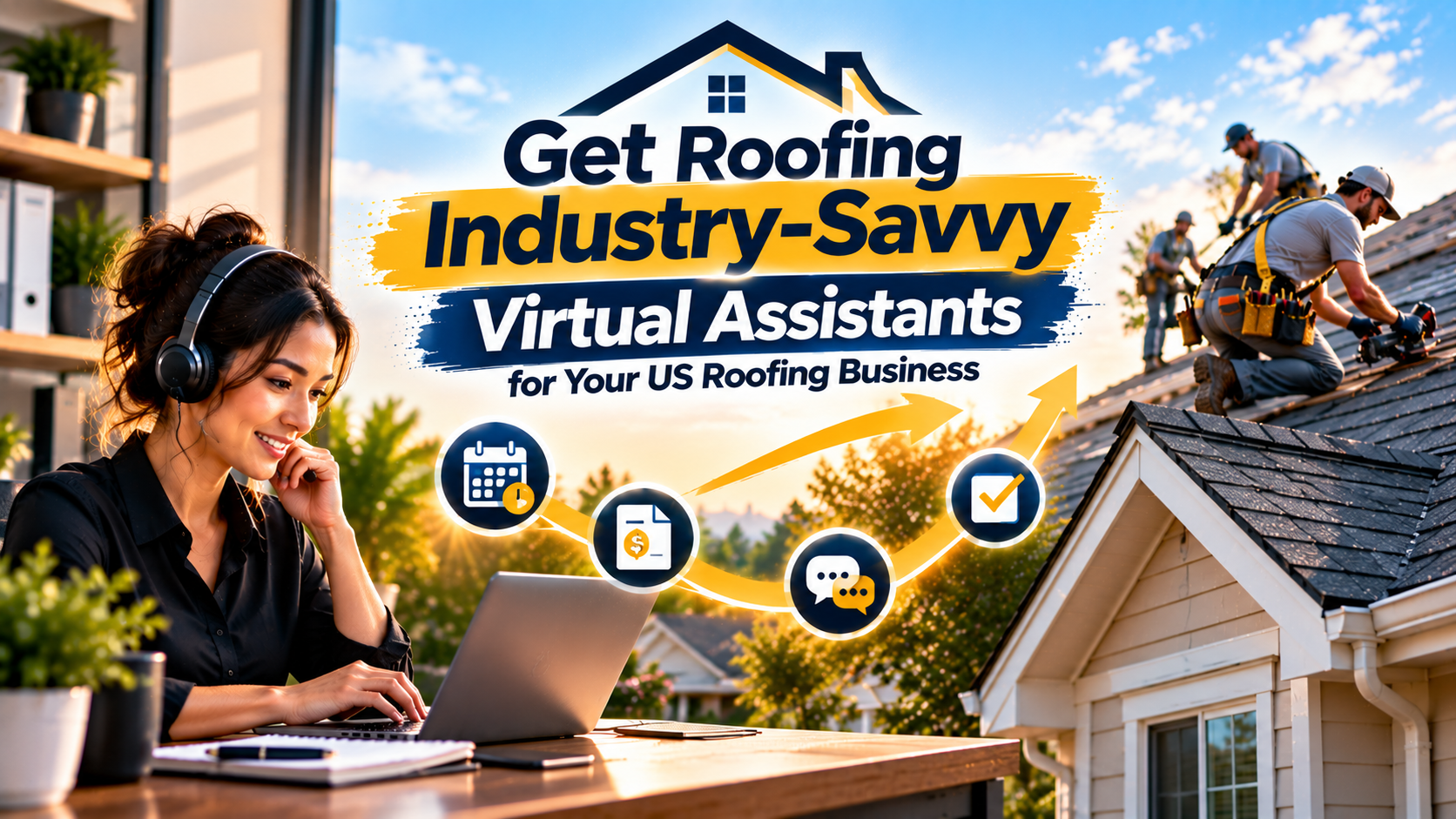 Which Companies Provide Virtual Assistants with Roofing Industry Experience for US Roofing Contractors?